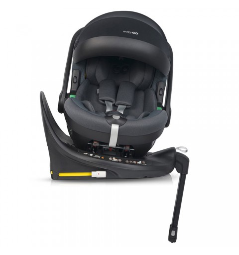 EasyGo Buz Pro - zestaw z bazą, fotelik samochodowy 0-13 kg | Granito